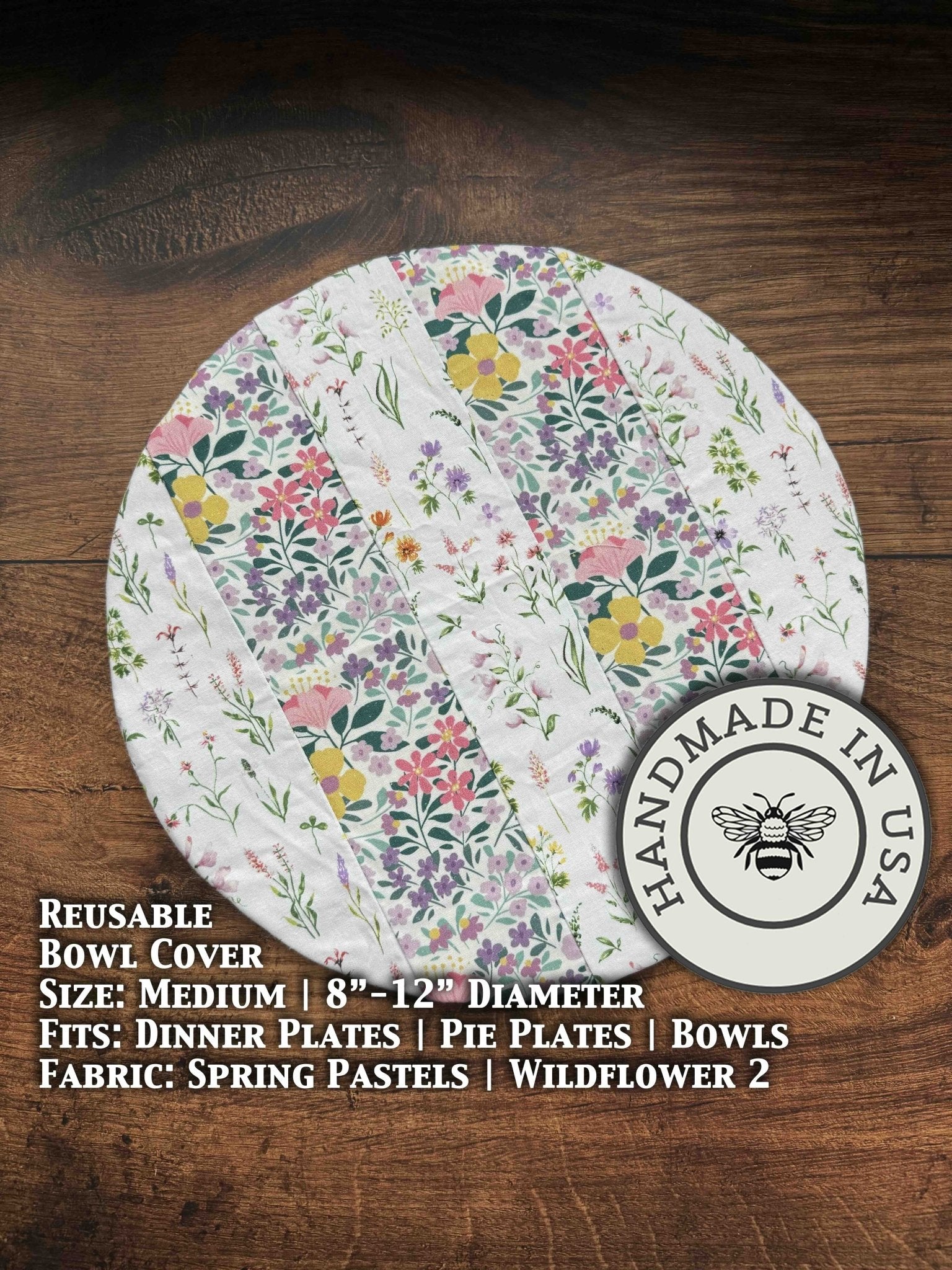 Medium Reusable Cotton Bowl & Banneton Cover | Eco-Friendly Kitchen Cover - Aware House - Five Oaks Farm -
