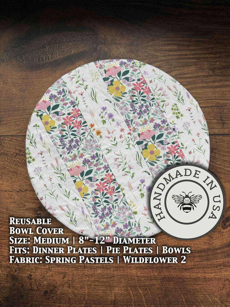 Medium Reusable Cotton Bowl & Banneton Cover | Eco-Friendly Kitchen Cover-zoom-