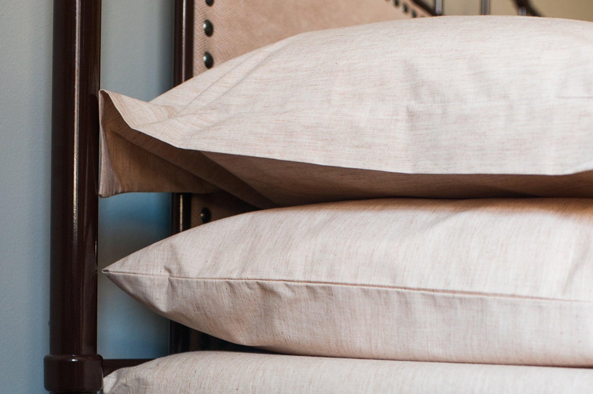 Colored Cotton Bed Pillowcases - Aware House - American Blossom Linens - 