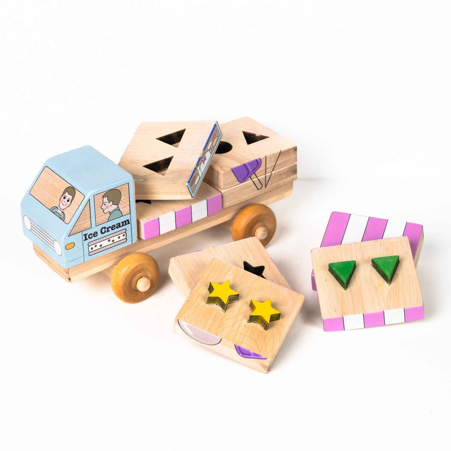 Stackable Puzzle Truck | Ice Cream Truck-zoom-6