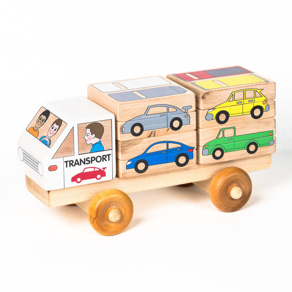 Stackable Puzzle Truck | Car Transporter