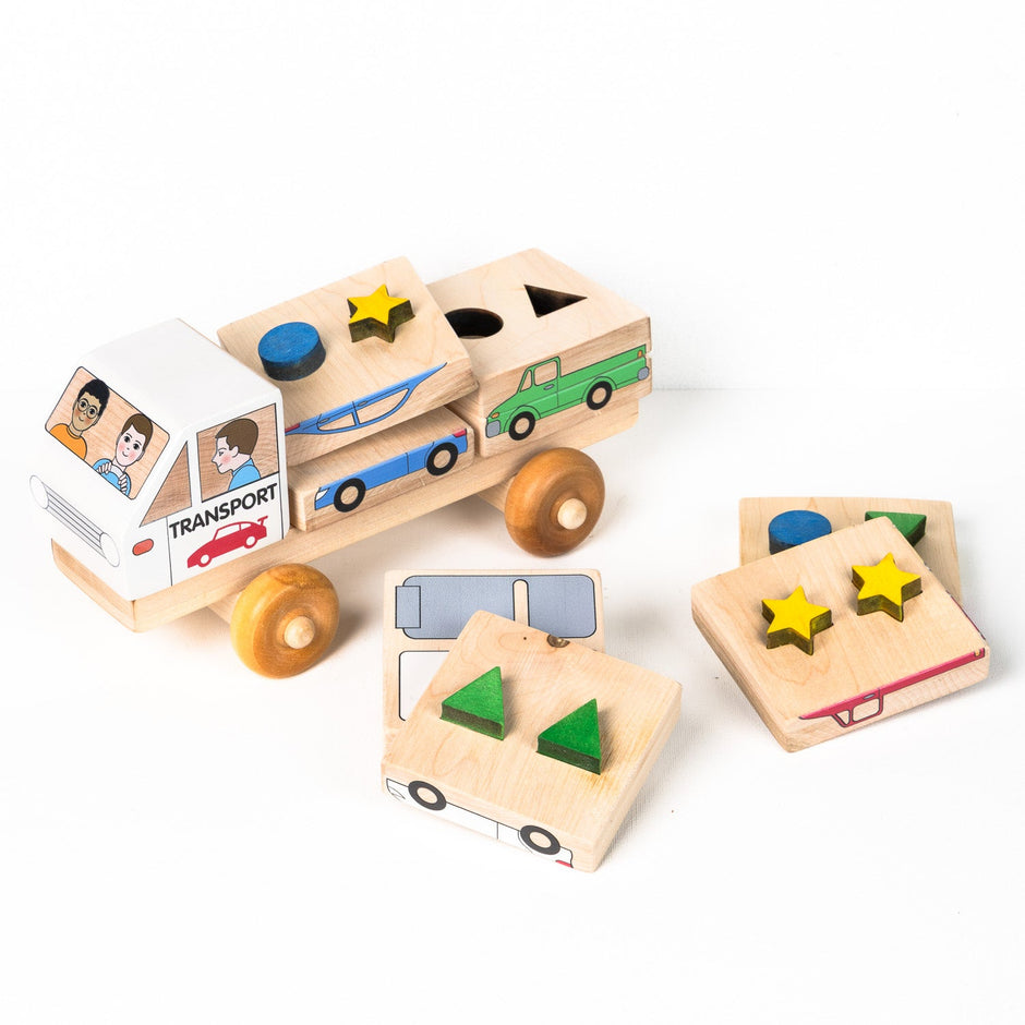 Stackable Puzzle Truck | Car Transporter