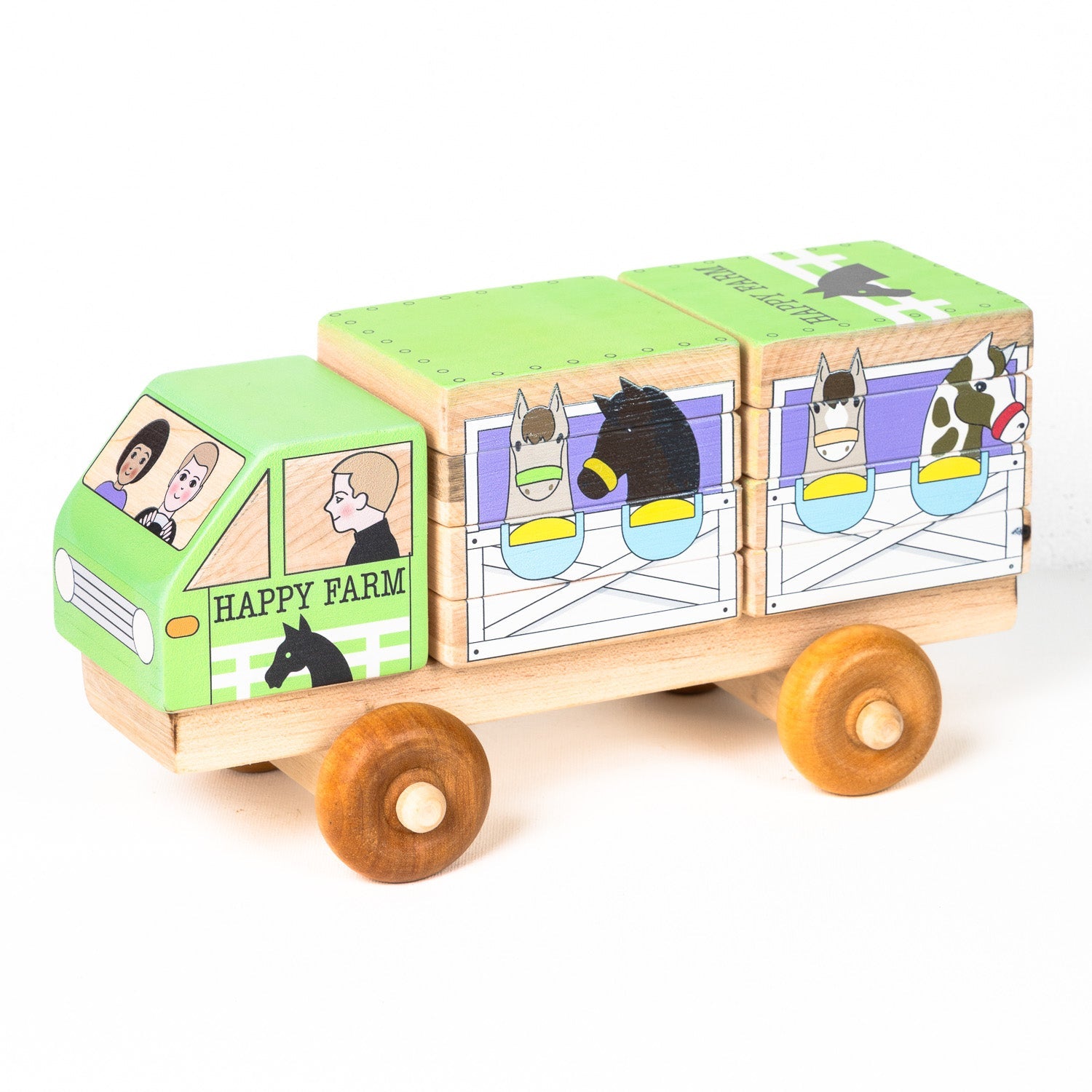 Stackable Puzzle Truck | Horse Trailer