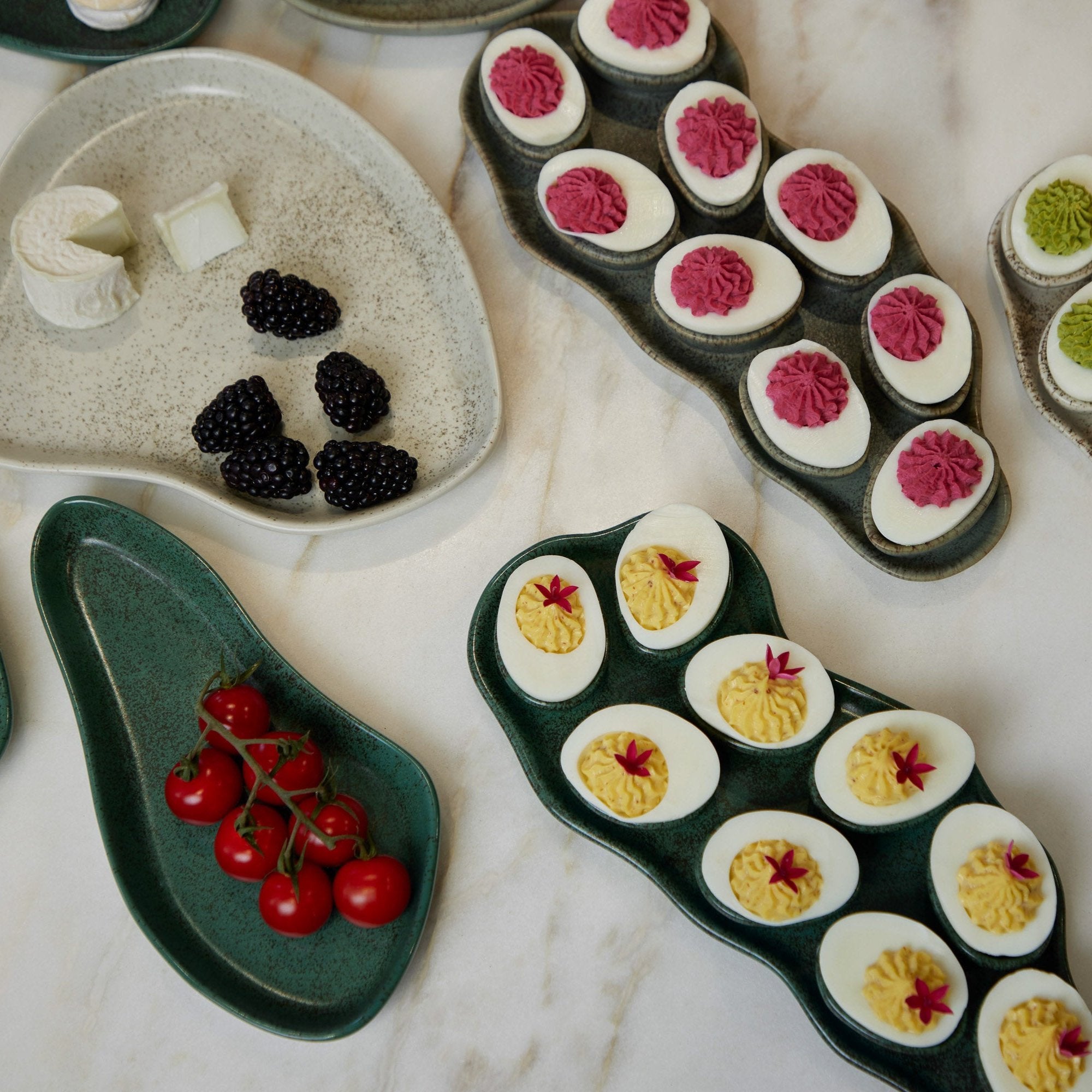 Riverstone Dessert Plates | Stacy London & Haand Collection
