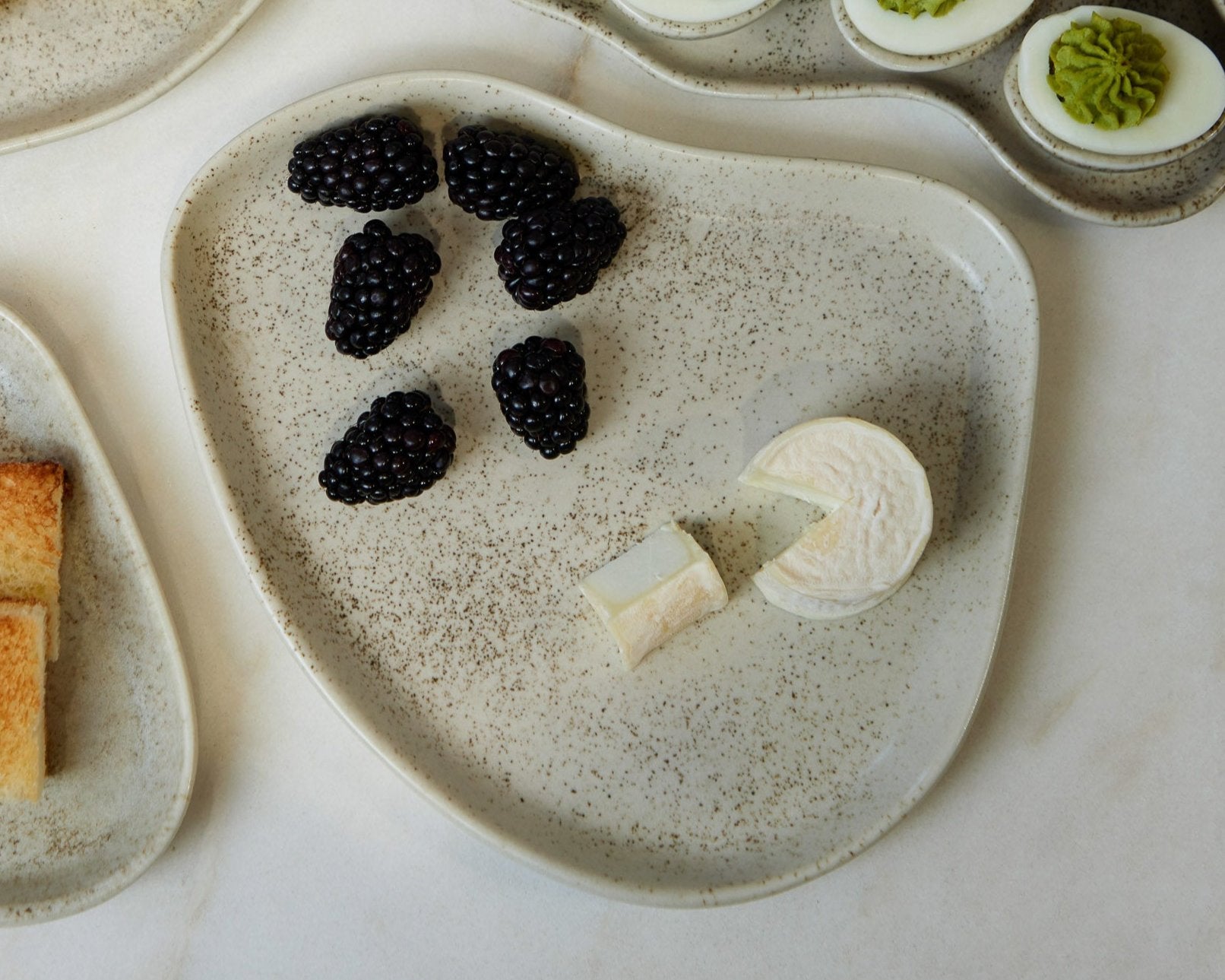 Riverstone Salad Plates | Stacy London & Haand Collection