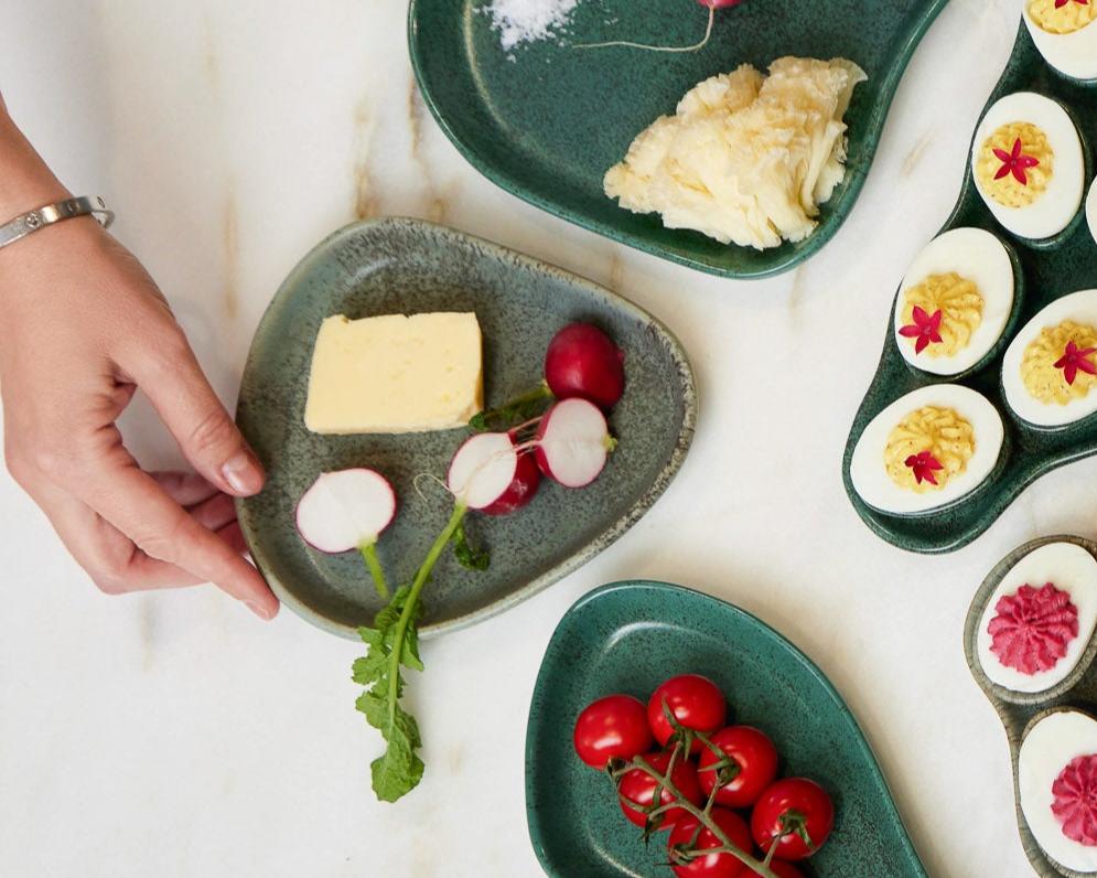 Riverstone Side Plates | Stacy London & Haand Collection
