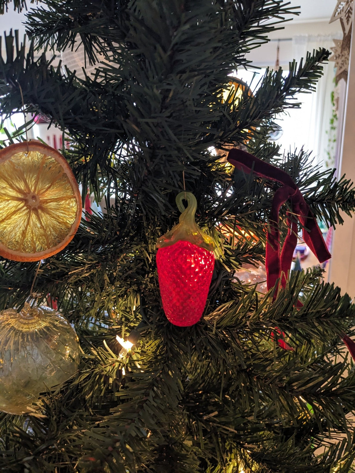 Strawberry Ornament - Aware House - Matthew Stern -