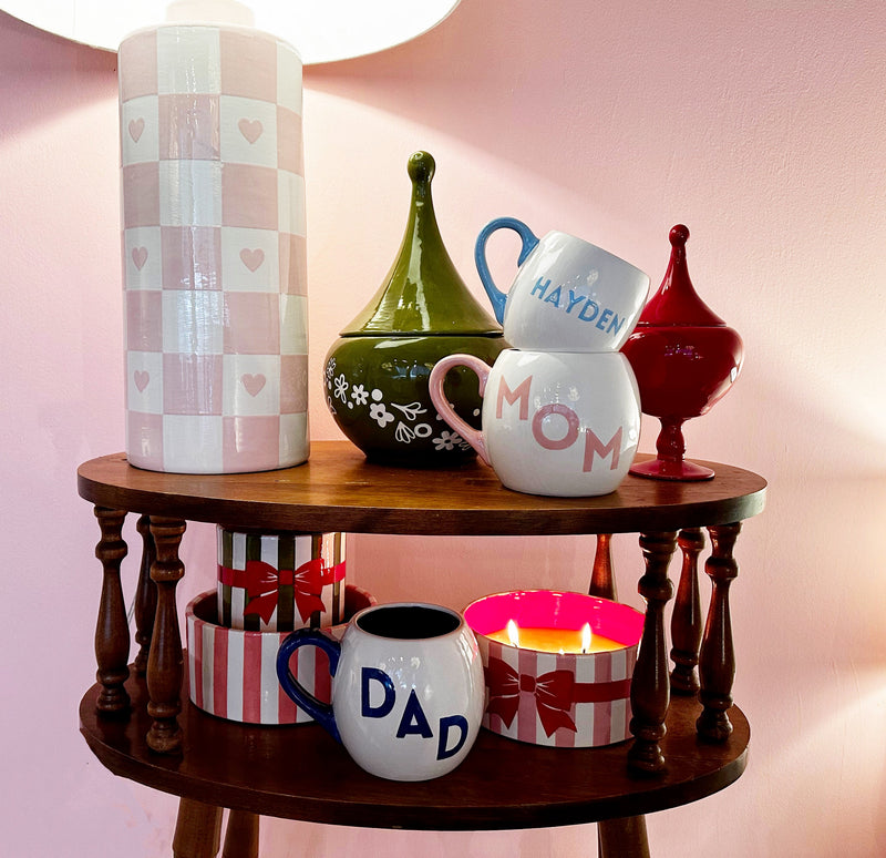 Wrapped up with a Ribbon Handpoured Candle & Vase-zoom-