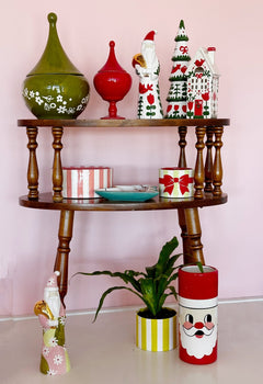 Big Top Stripes Candle & Vase - Aware House