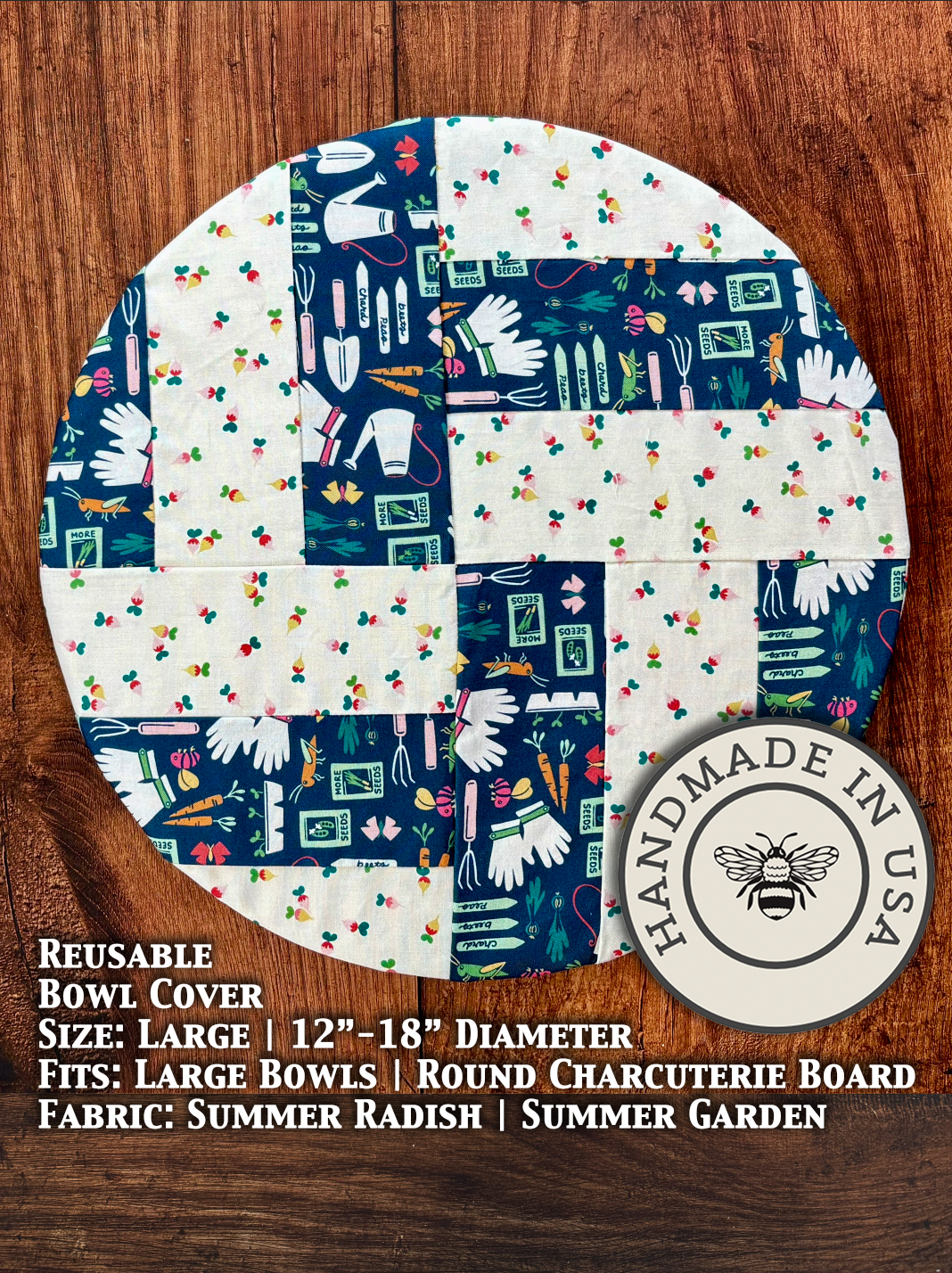 Beeswax Bread Bag | Reusable Cotton Food Storage Bag-123