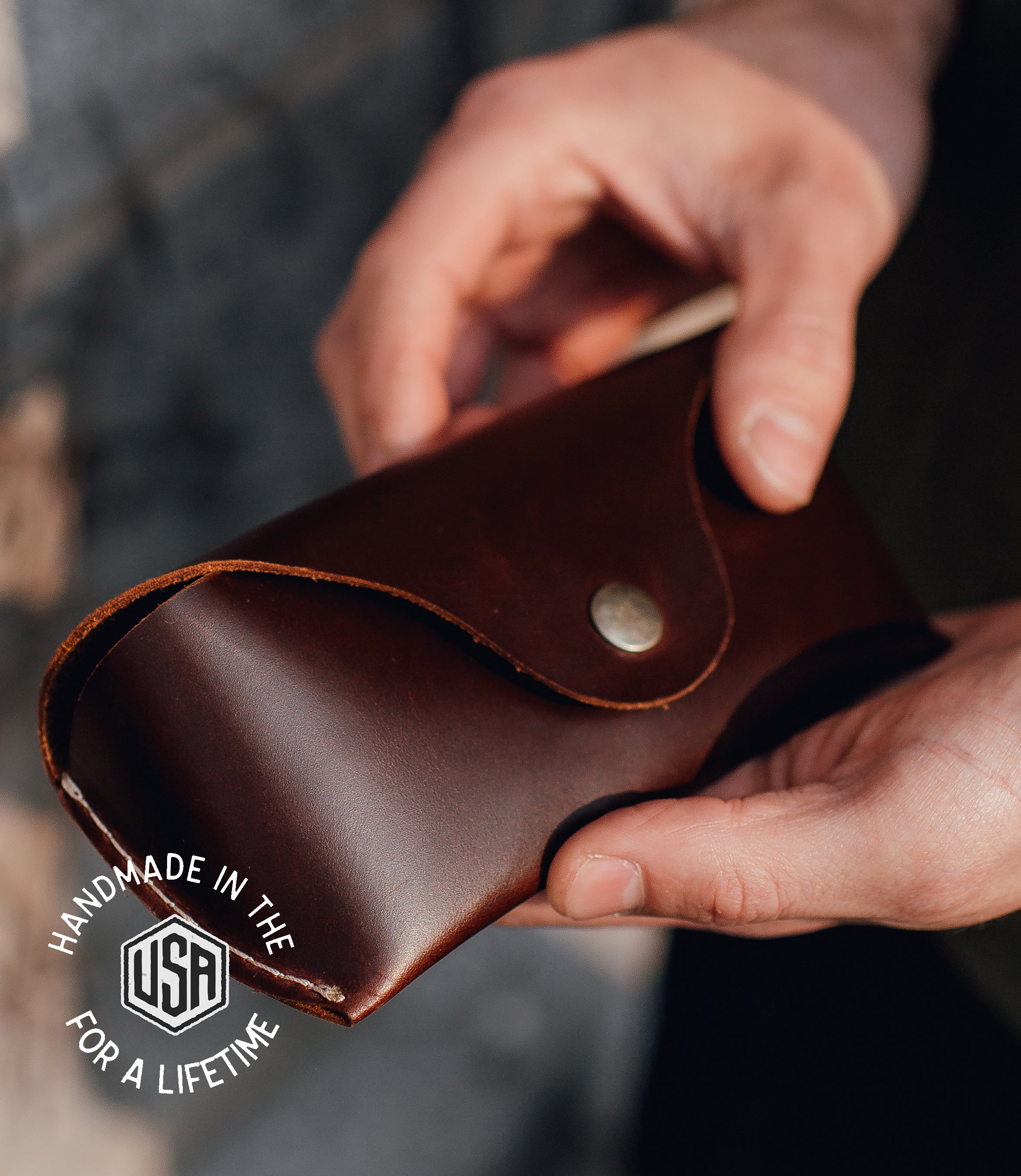 Leather Glasses Case | USA Made