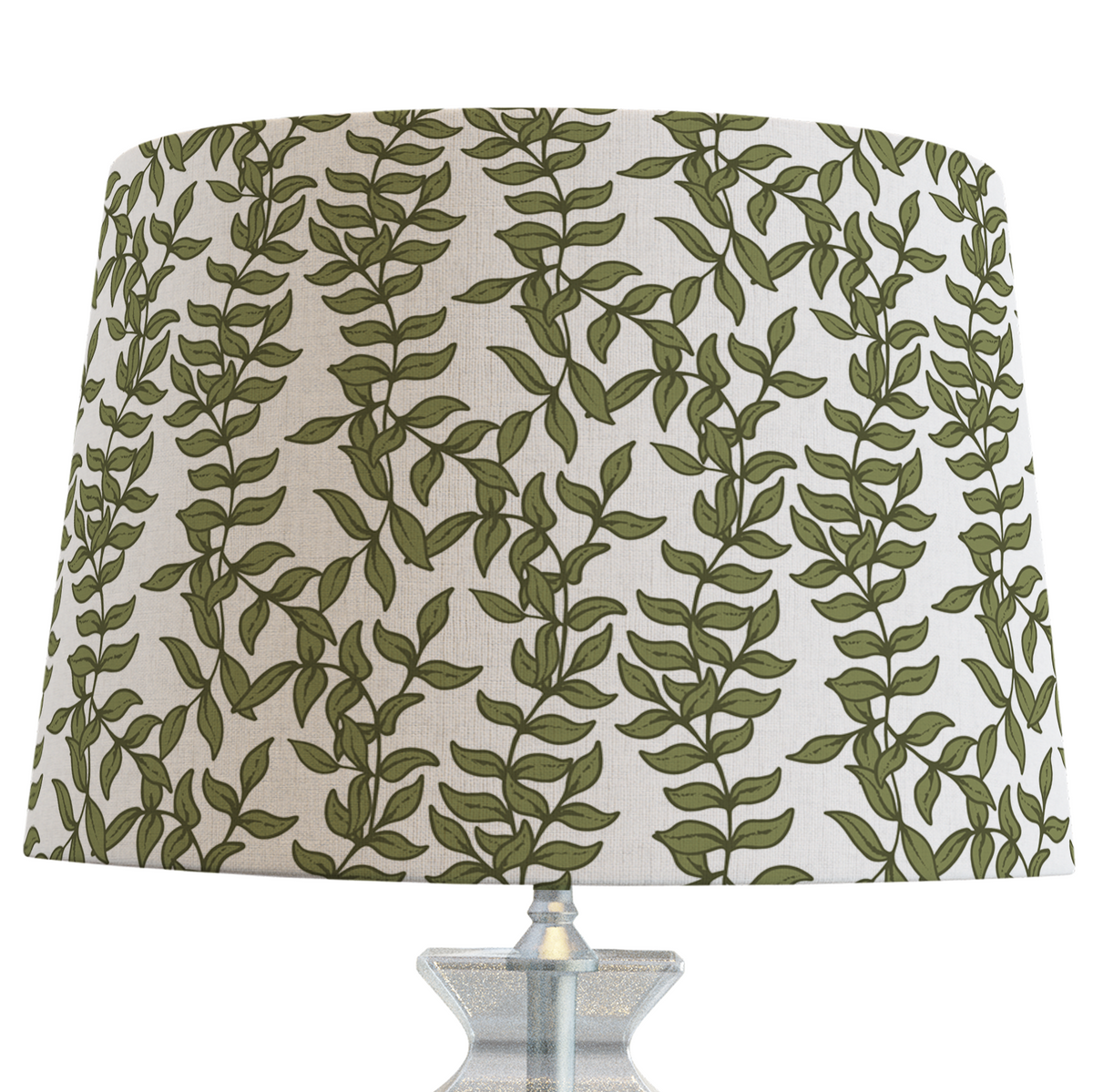 Olive Green Lampshade in ASHFORD IVY-1