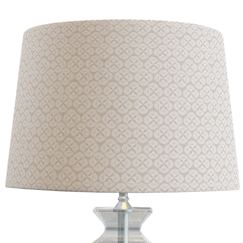 Beige Patterned Lampshade in SEA STAR-zoom-