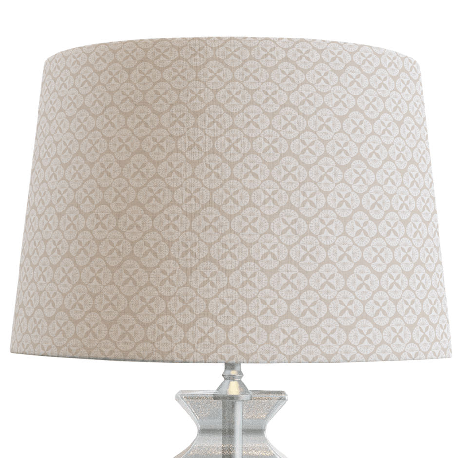 Beige Patterned Lampshade in SEA STAR - Aware House - Noble Winter -
