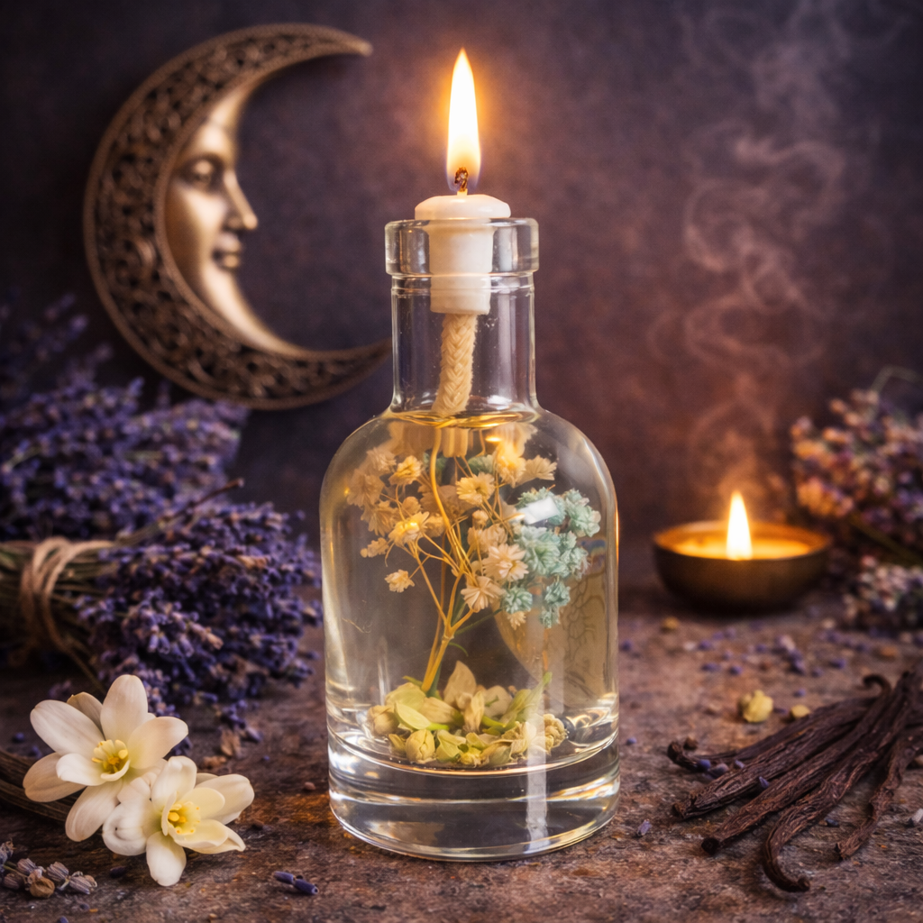 The Moon Oil Candle-1