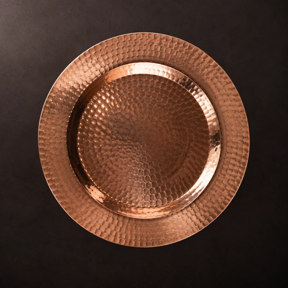 Thessaly 13 Copper Charger Plates