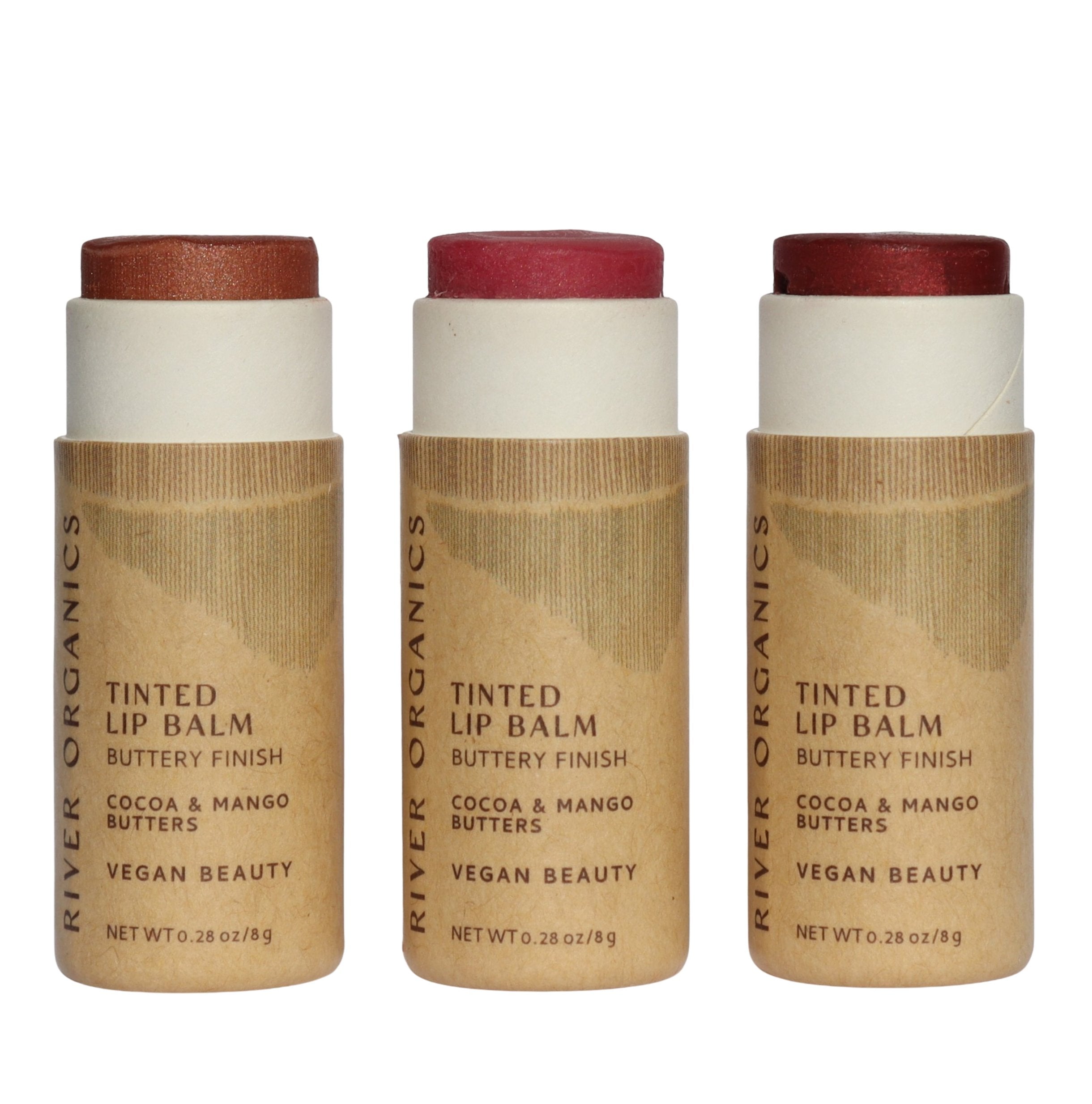 Tinted Vegan Lip Balms