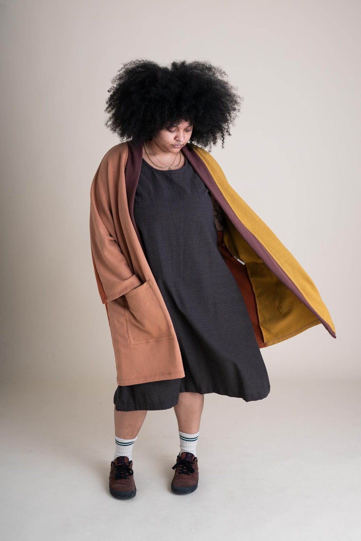 Timberline Cardigan in Ember-1