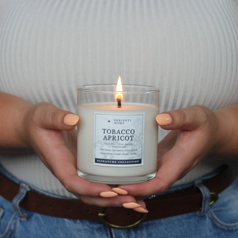 Tobacco Apricot Candle, Wax Melt, Diffuser & Room Spray-zoom-