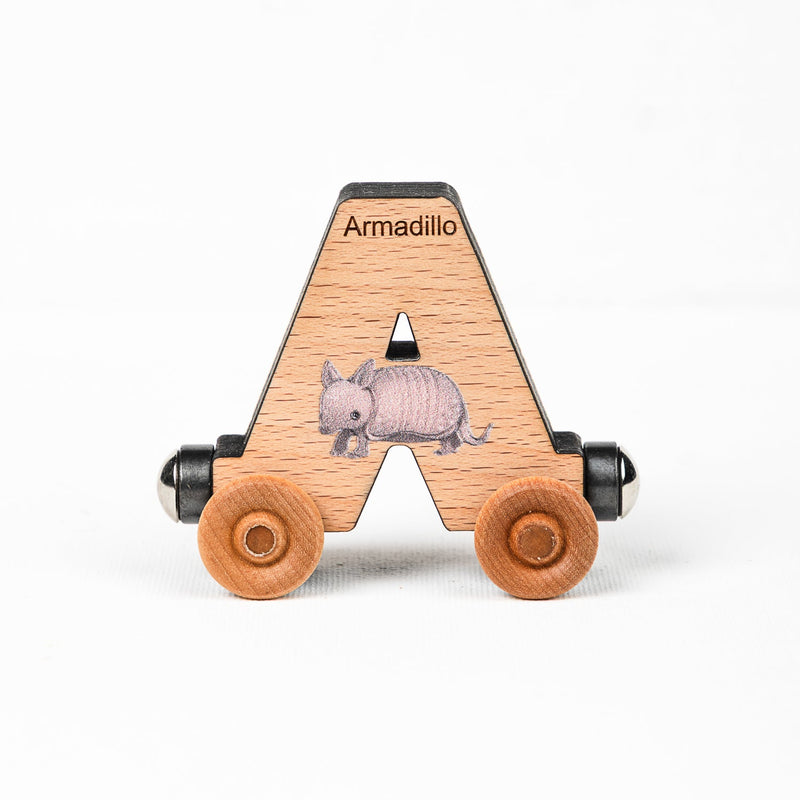 ABCs Magnetic Wooden Train Letters-zoom-