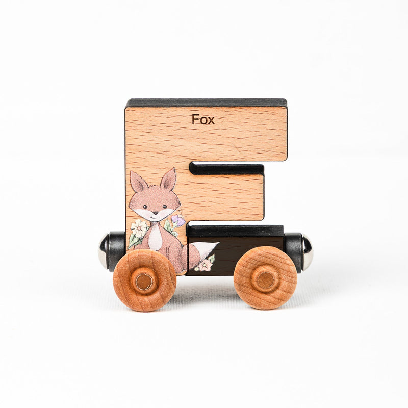 ABCs Magnetic Wooden Train Letters-zoom-