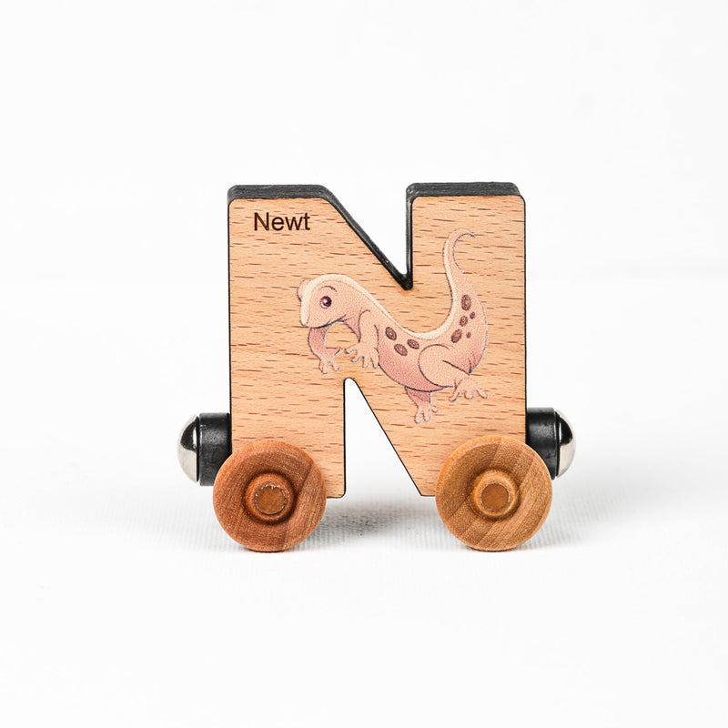 ABCs Magnetic Wooden Train Letters-zoom-