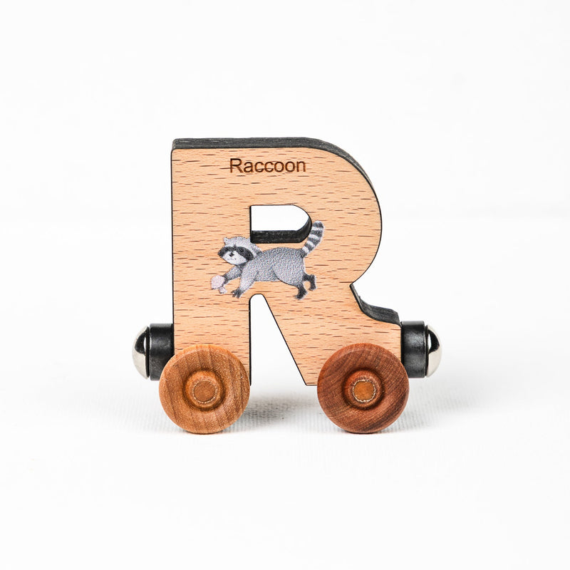 ABCs Magnetic Wooden Train Letters-zoom-