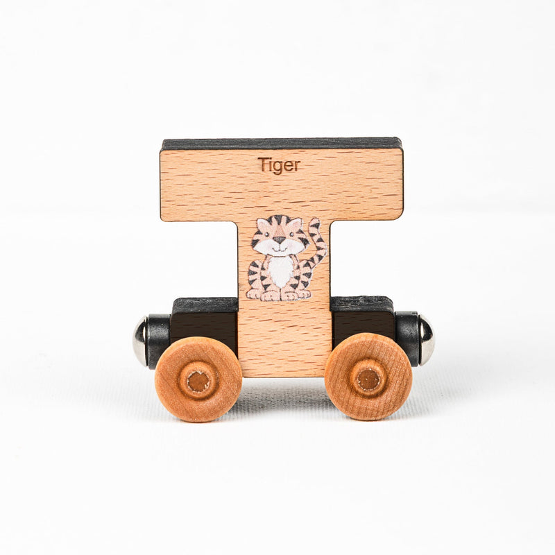 ABCs Magnetic Wooden Train Letters-zoom-