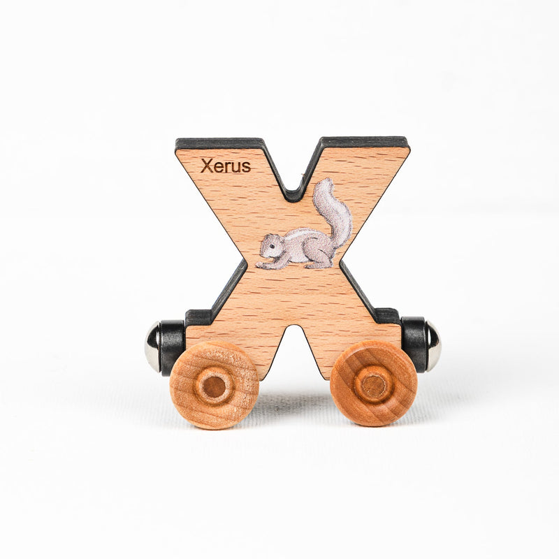 ABCs Magnetic Wooden Train Letters-zoom-