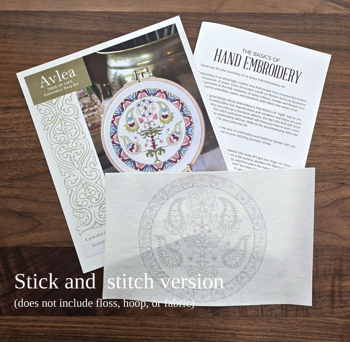 Tree of Life embroidery hoop kit or transfer-8