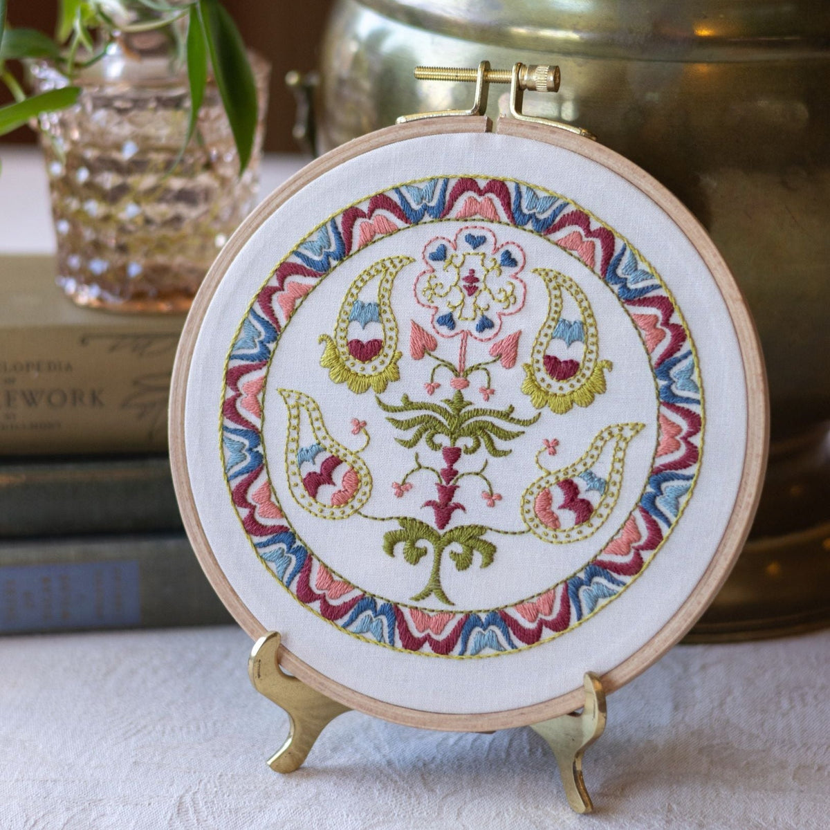 Tree of Life embroidery hoop kit or transfer-zoom-1