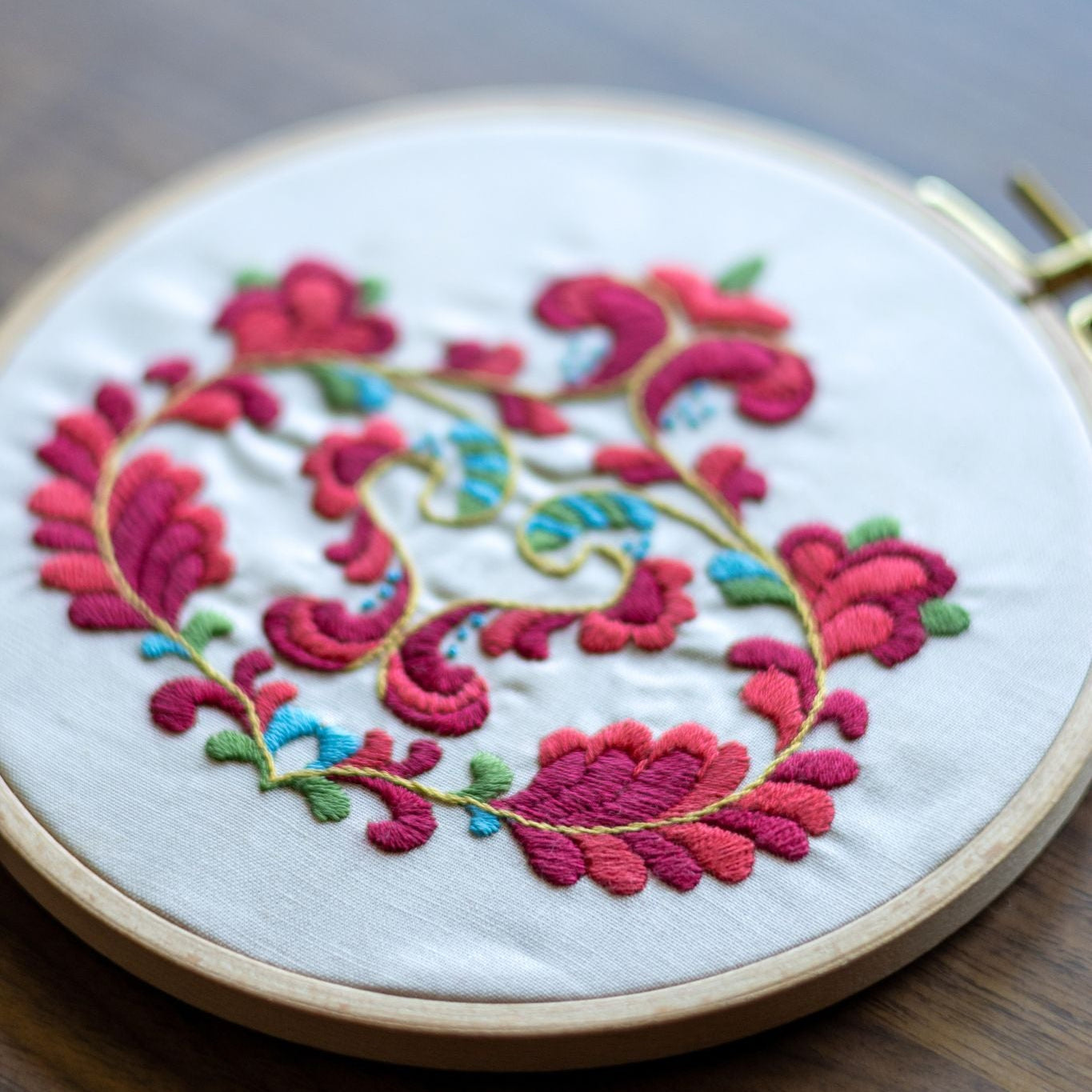 Trondheim Bloom Embroidery Hoop Kit-4