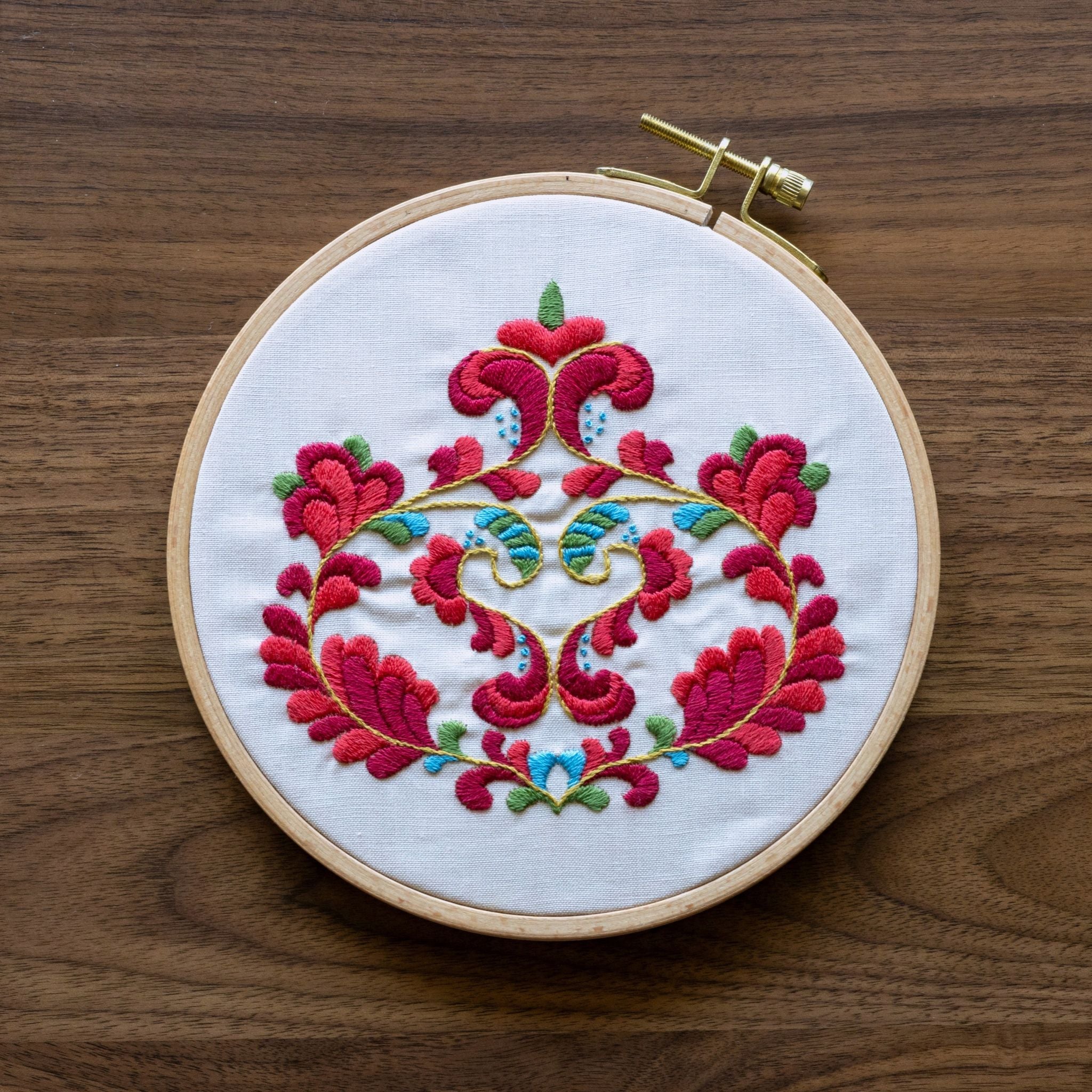 Trondheim Bloom Embroidery Hoop Kit-zoom-2