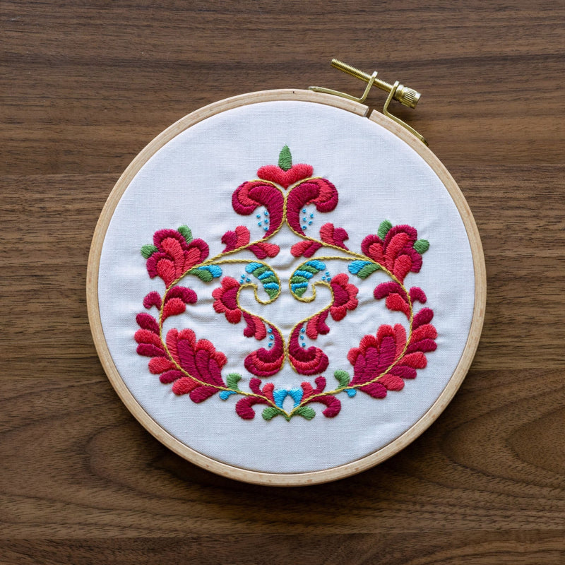 Trondheim Bloom Embroidery Hoop Kit-zoom-