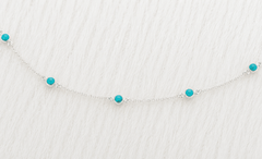 December Birthstone Turquoise Bracelet | Sterling Silver Gemstone Jewelry - Aware House