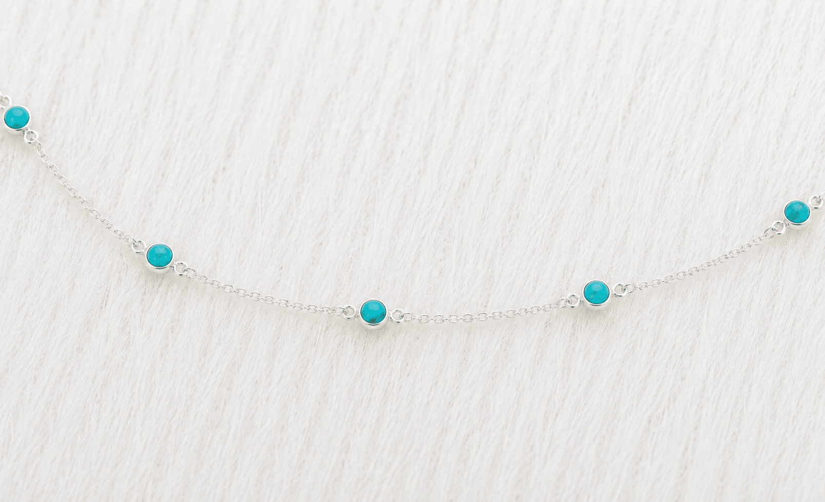 December Birthstone Turquoise Bracelet | Sterling Silver Gemstone Jewelry - Aware House