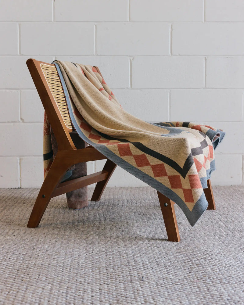 Un Beau Poisson Throw Blanket-zoom-