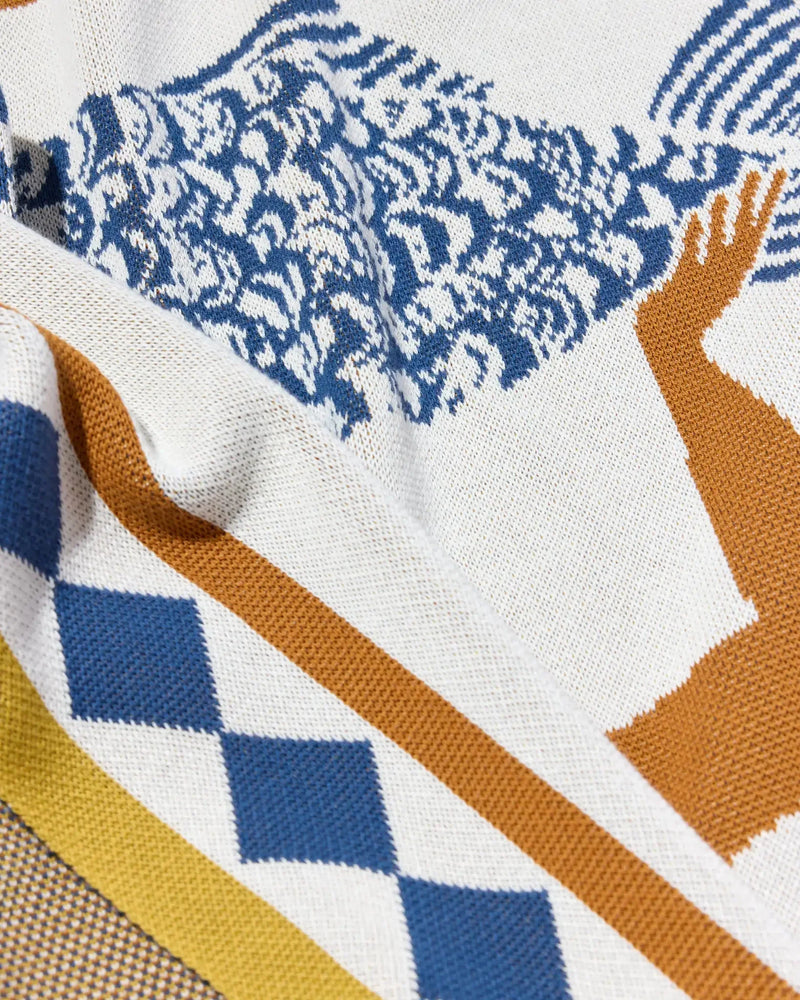 Un Beau Poisson Throw Blanket-zoom-