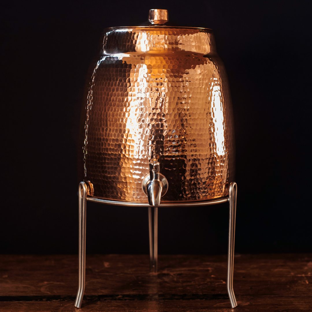 Niagara Copper Water Dispenser with Lid-zoom-3