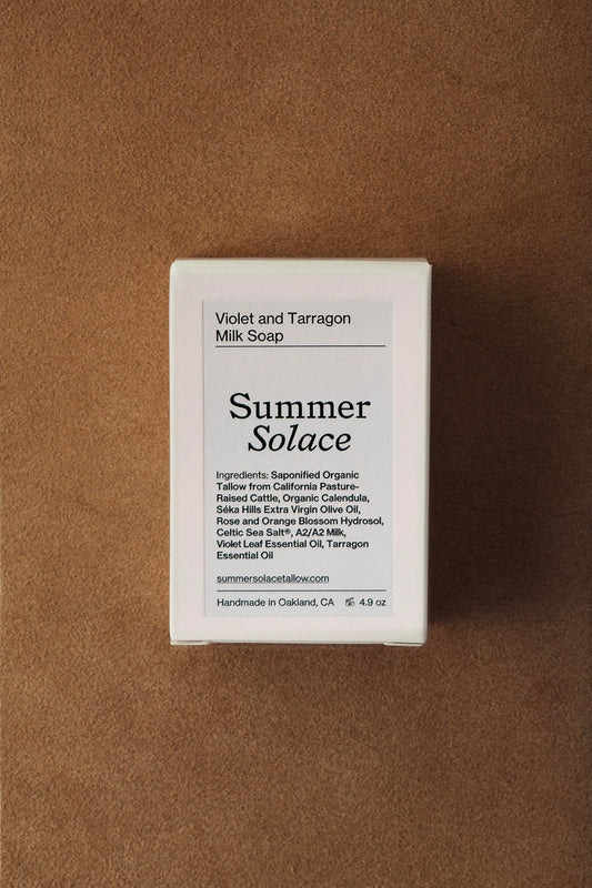 Violet & Lemon Basil Soap