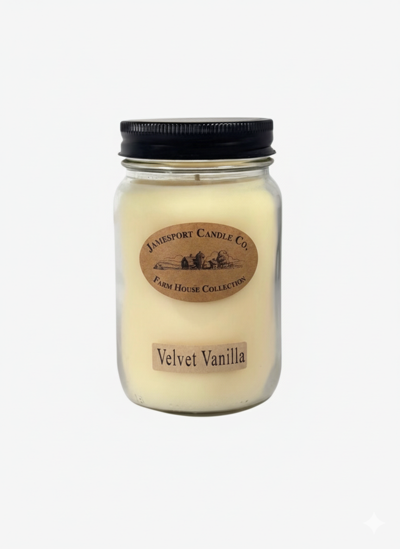 Velvet Vanilla Candle | Fruit Jar-zoom-