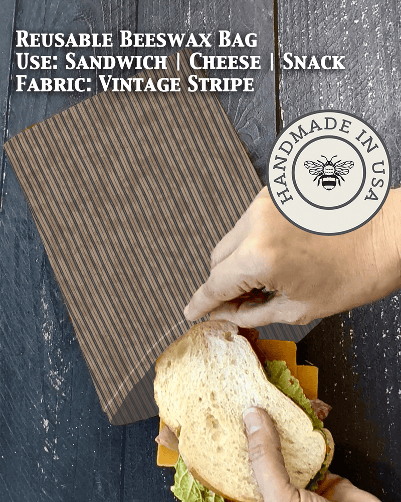 Beeswax Snack Bag | Reusable Food Storage-zoom-