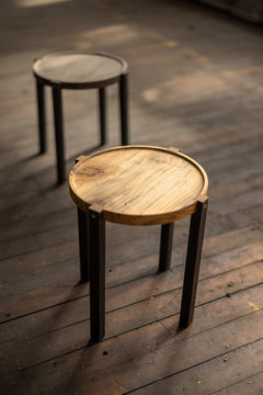 Waverly One of a Kind | Round Modern Side Table - Aware House