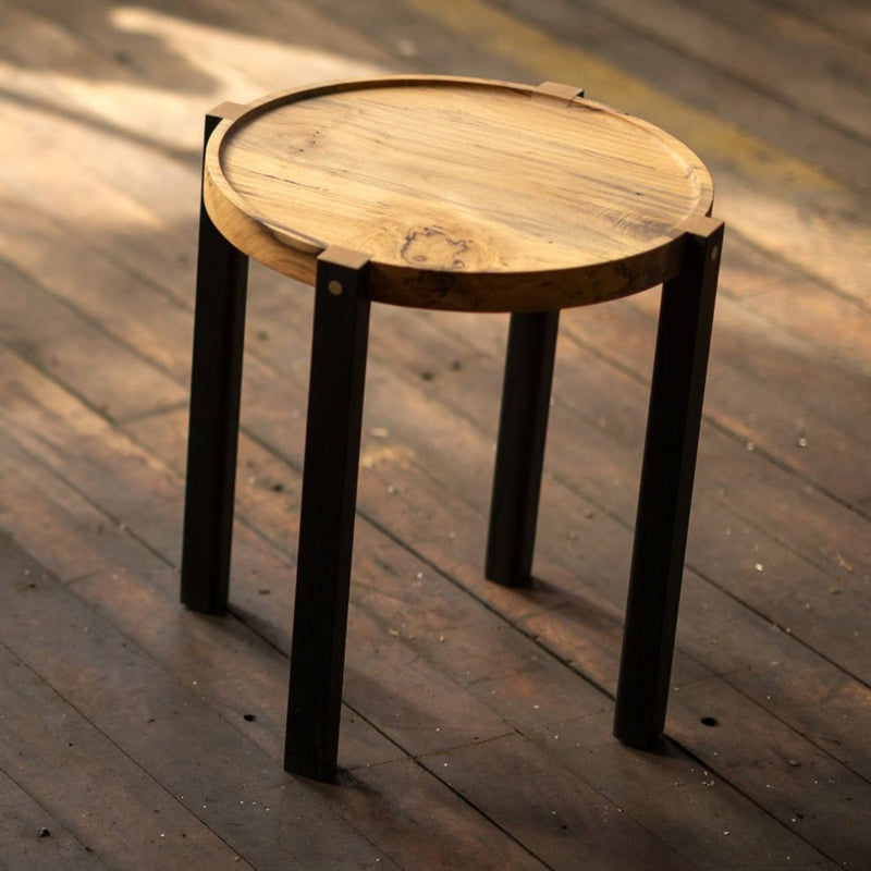 Waverly One of a Kind | Round Modern Side Table-zoom-