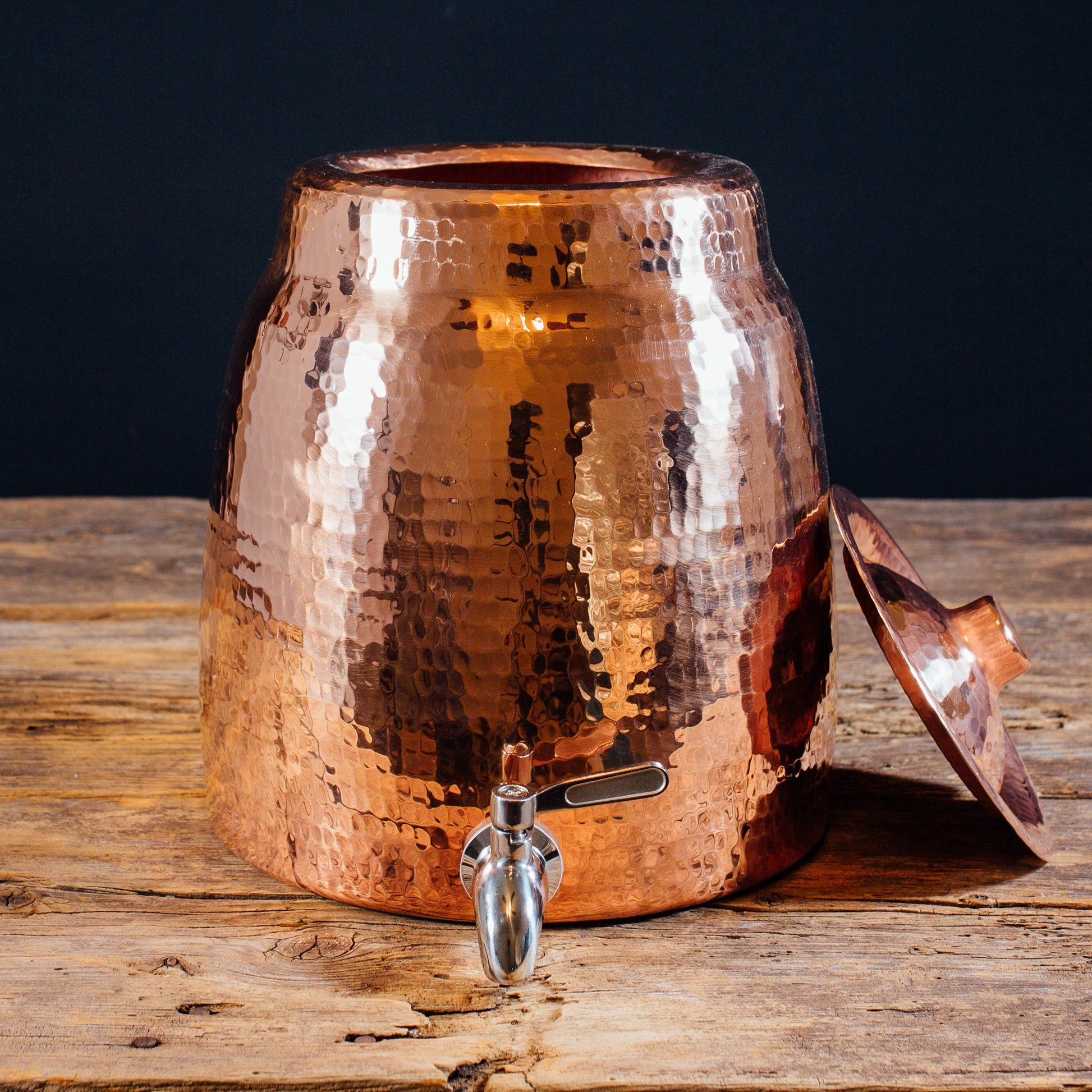 Niagara Copper Water Dispenser with Lid-1