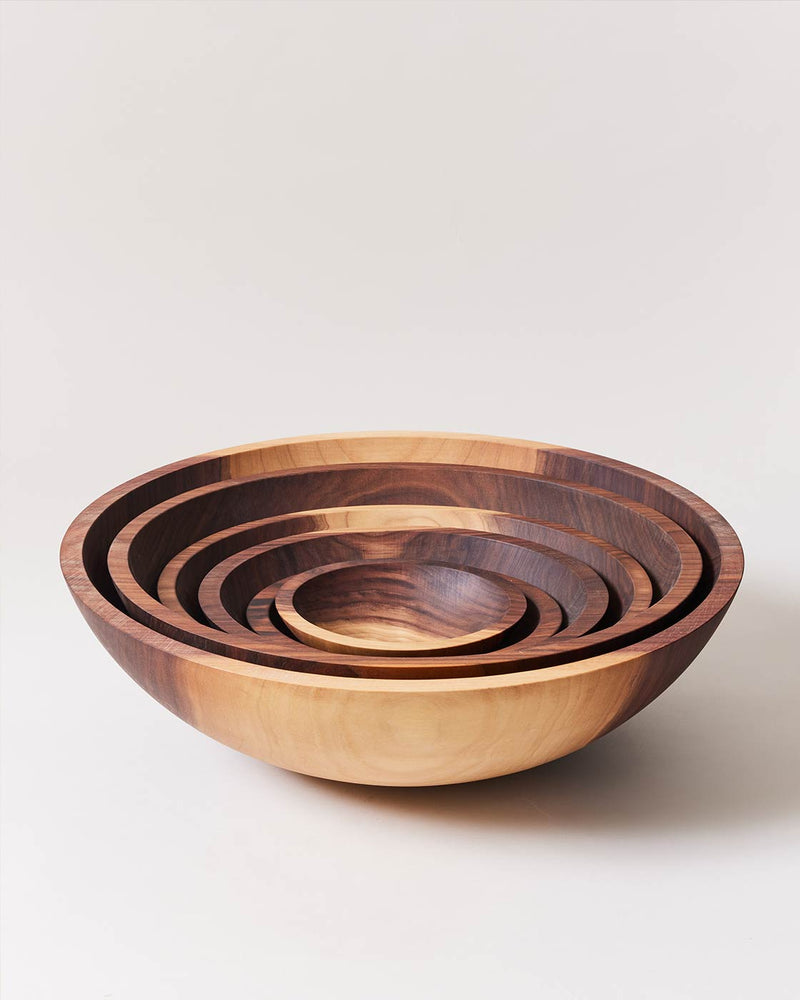 Crafted Walnut Bowls-zoom-