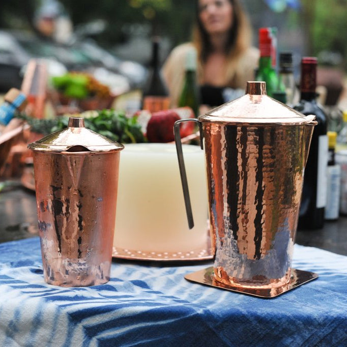 Gangotri Copper Water Pitcher with Lid-zoom-6