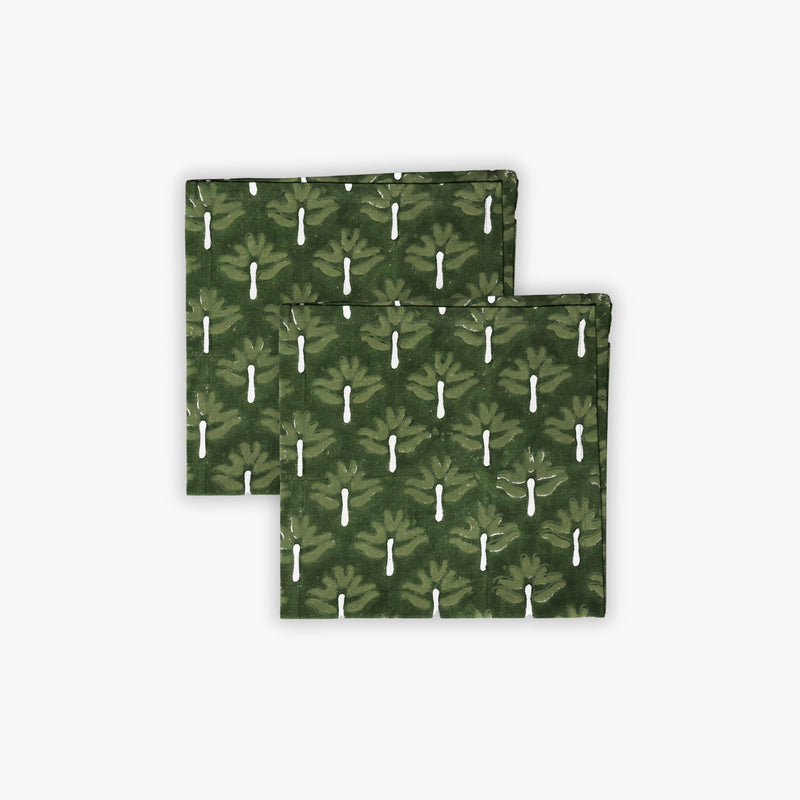 Zeenat Table Napkin – Chive (Set of 2)-zoom-