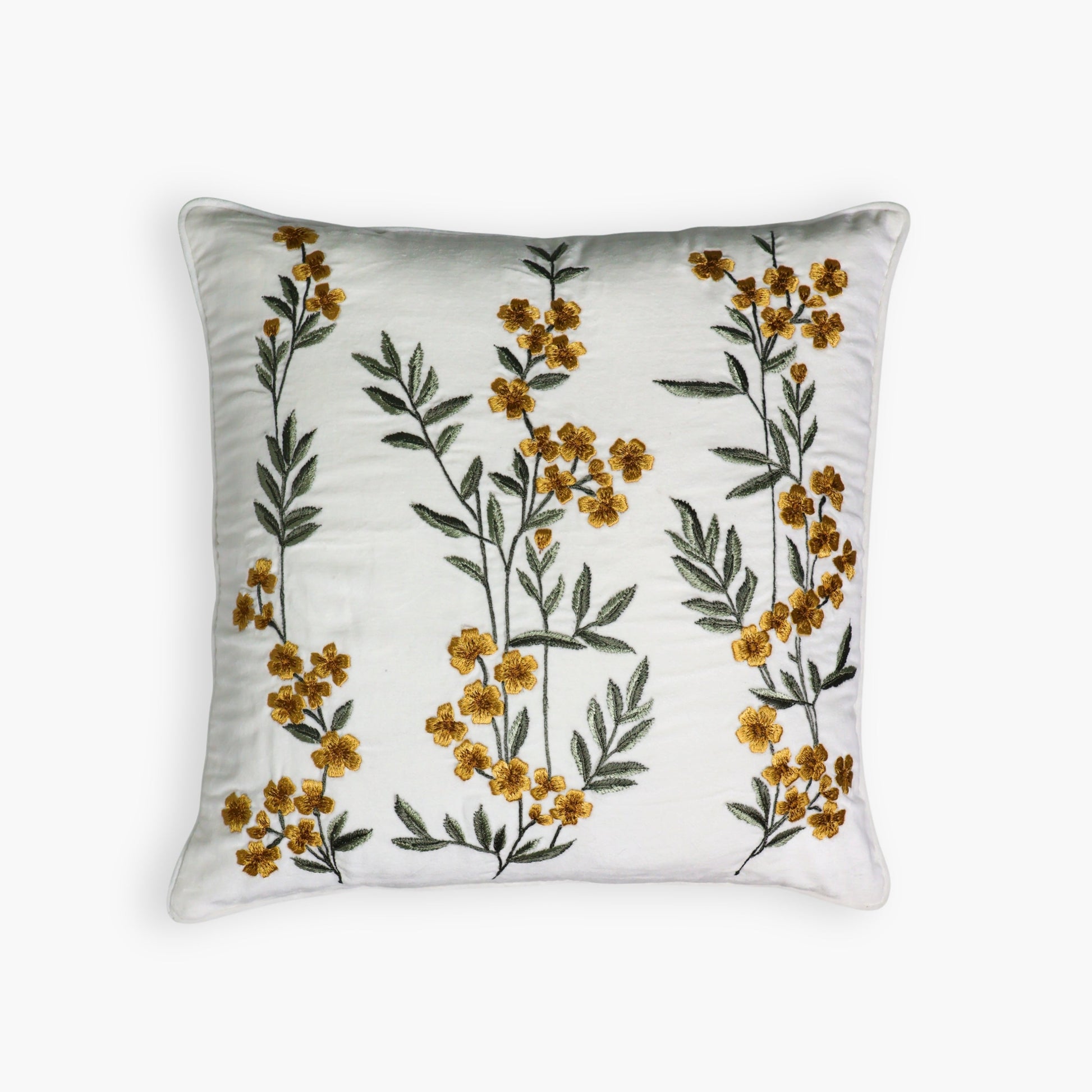 Ziva Cotton Velvet Throw Pillow Cover-1