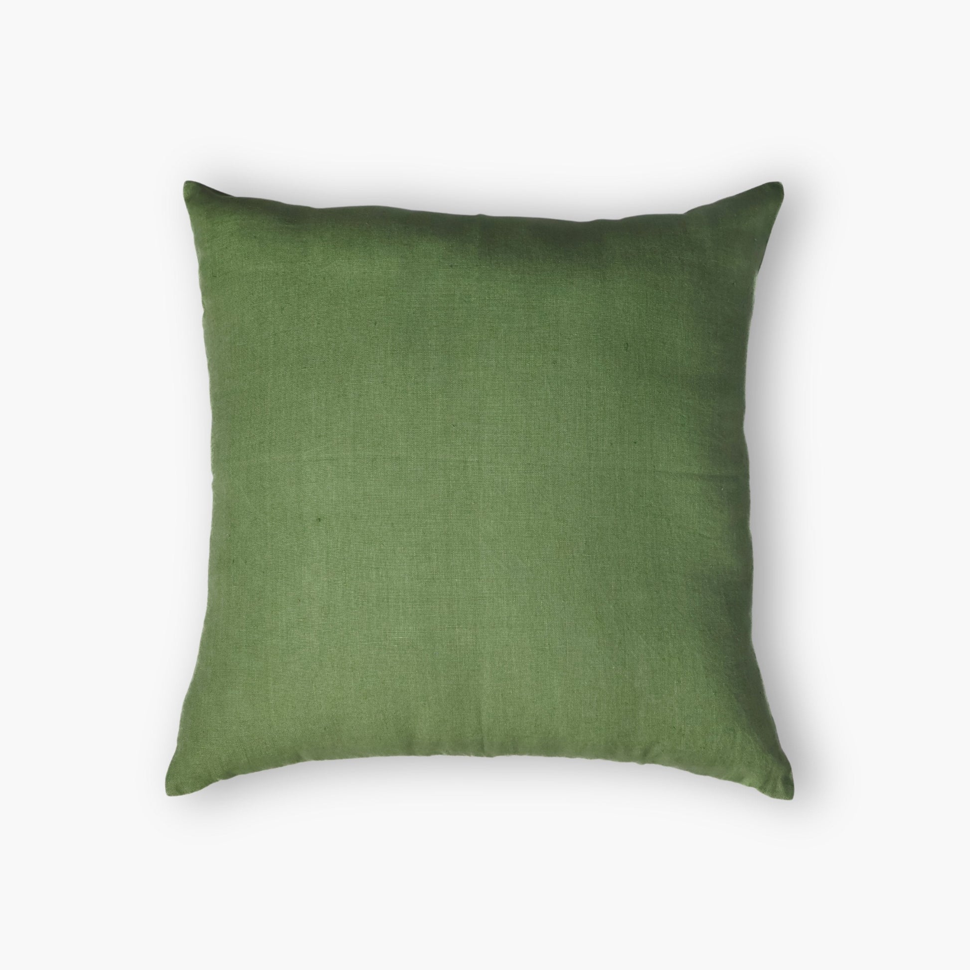 Bella Throw Pillow Cover – Olive Green & Blue-4